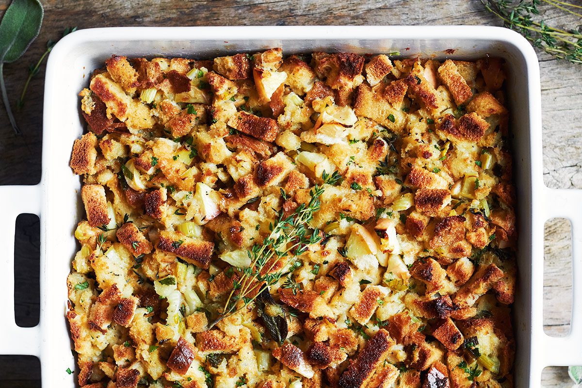 Thanksgiving Apple Sage Stuffing