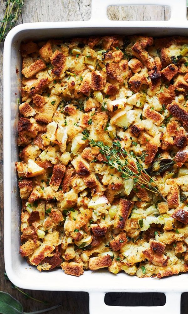 Thanksgiving Apple Sage Stuffing