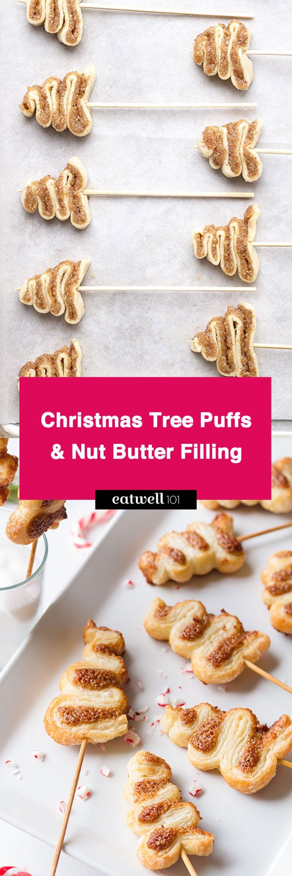 Puff Pastry Christmas Tree Cookies - Fun and easy holiday cookies everyone will love.