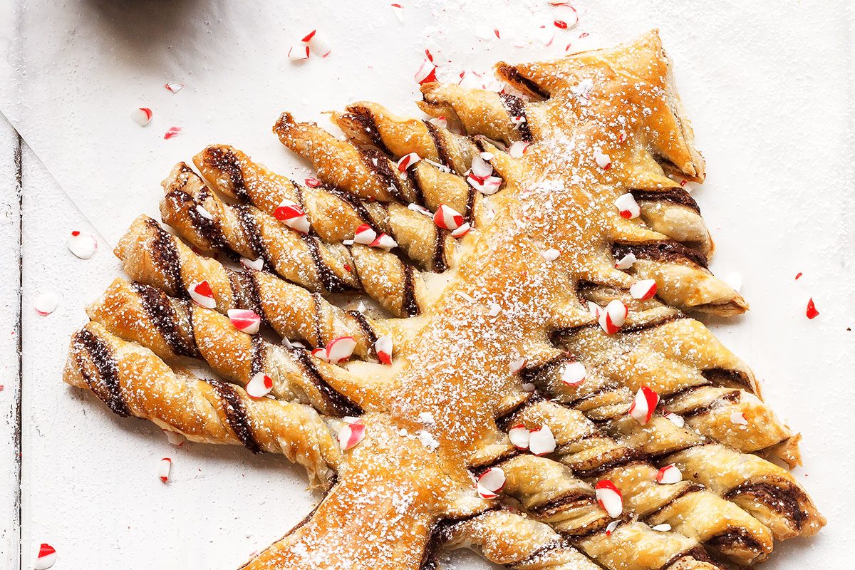 Nutella Christmas Tree Puff Pastry