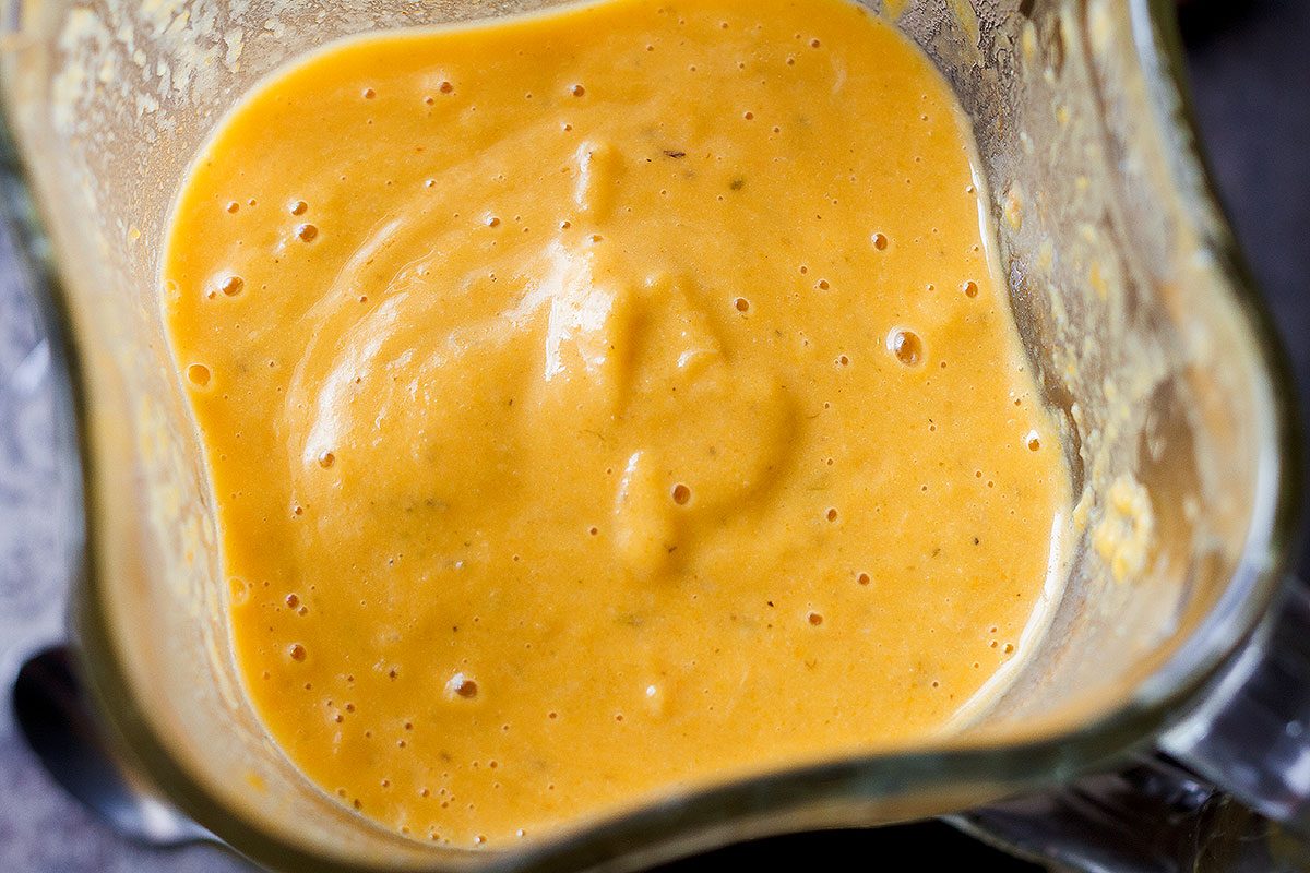 Roasted Butternut Squash and Brussels Sprouts Soup - Incredibly delicious, comforting, and healthy soup for cold winter nights.