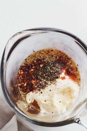 Mayonnaise Roasted Whole Chicken