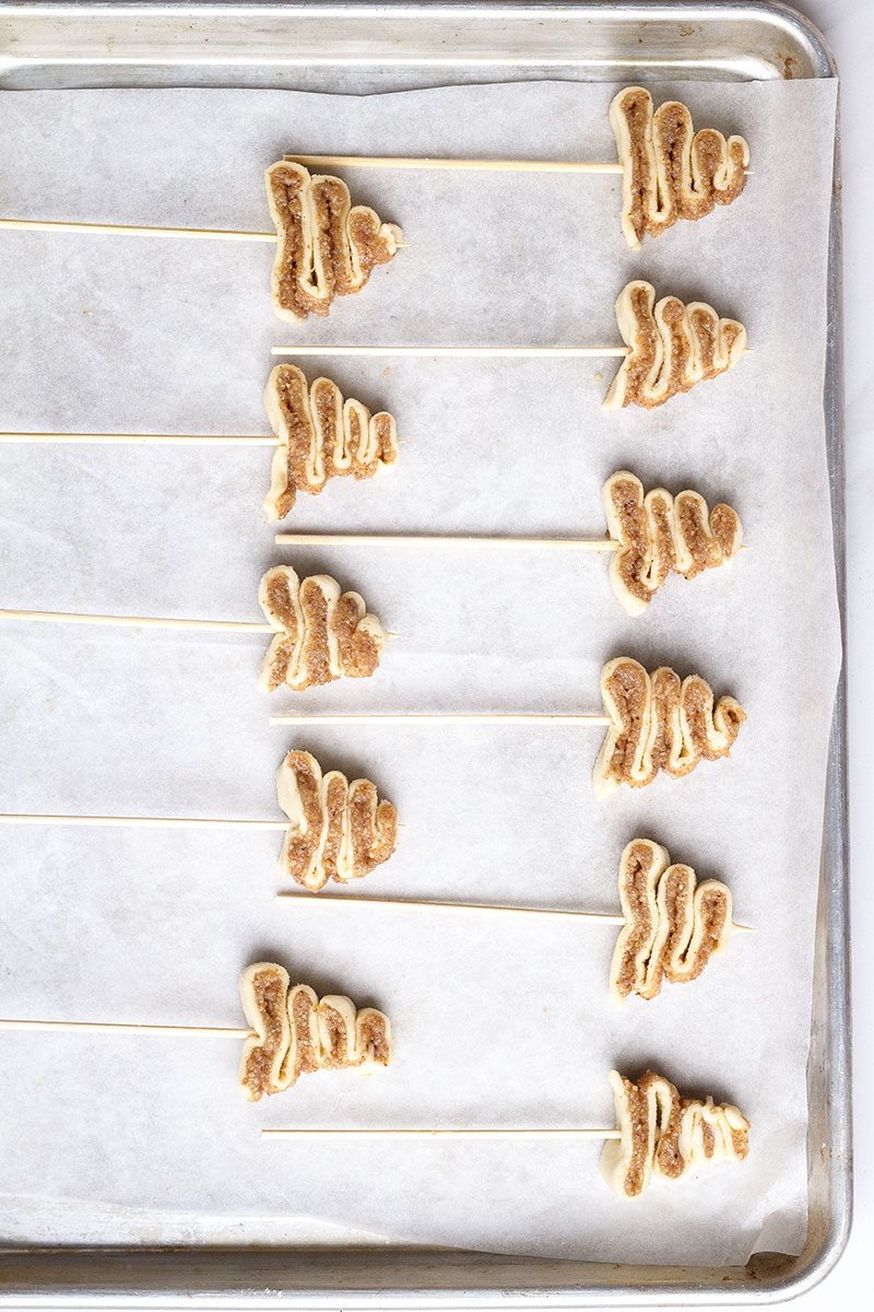 Puff Pastry Christmas Tree Cookies - Fun and easy holiday cookies everyone will love.