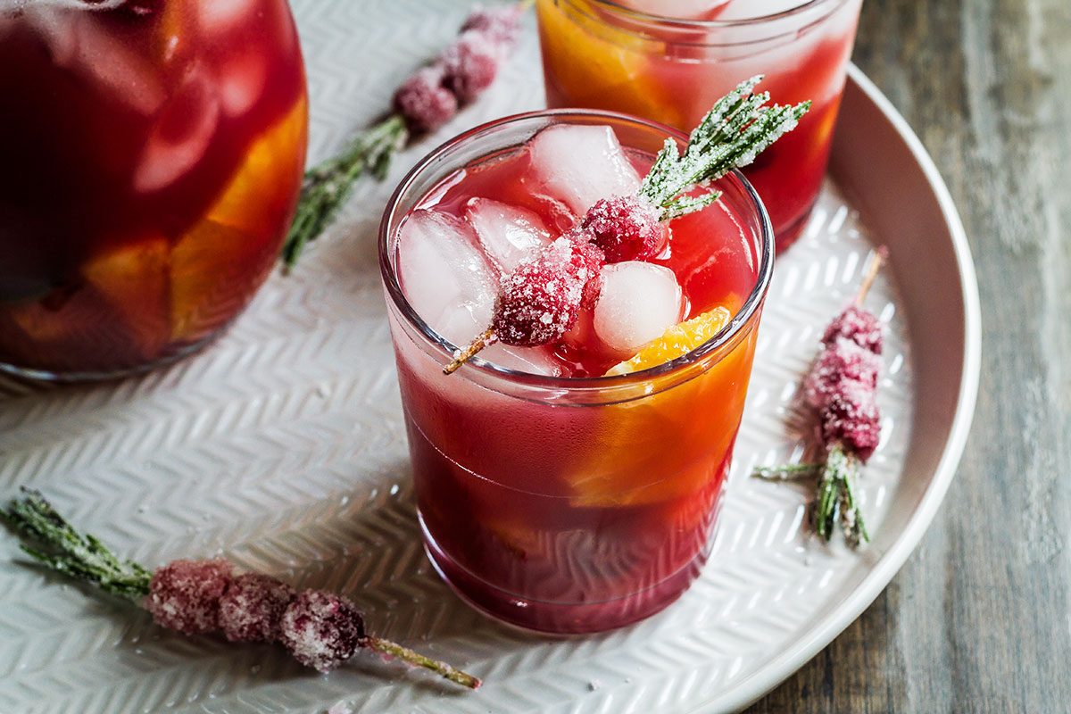 Christmas Sangria Recipe With Cranberry And Pineapple Eatwell101