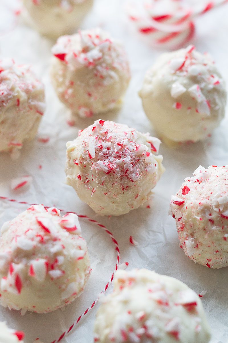 Rice Krispies Treats with White Chocolate & Peppermint — Soft and chewy with an irresistible white chocolate coating.