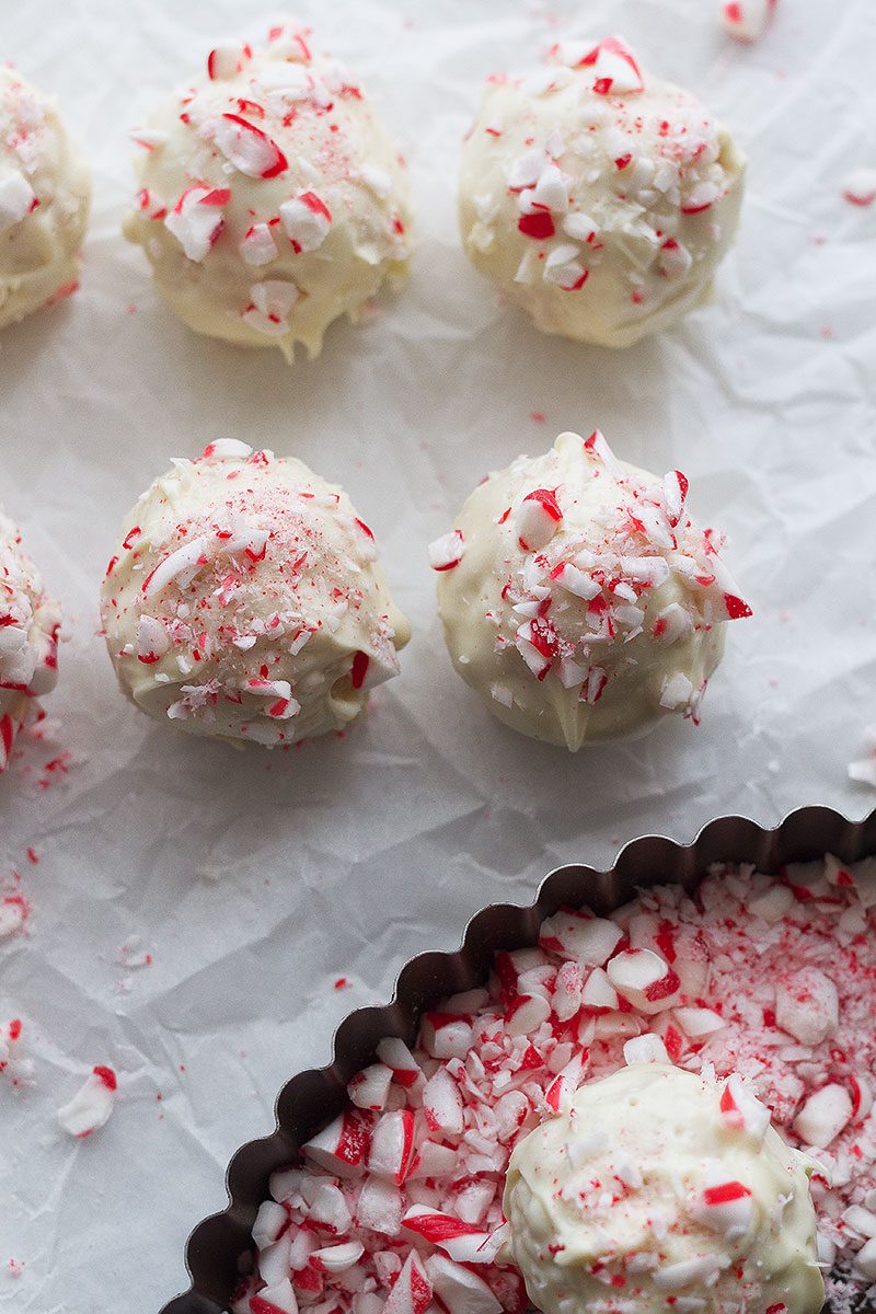 Rice Krispies Treats with White Chocolate & Peppermint — Soft and chewy with an irresistible white chocolate coating.