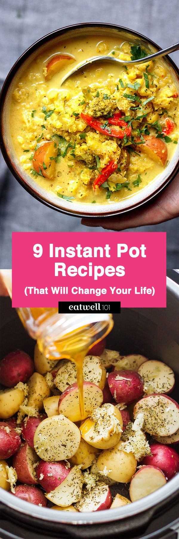 Instant Pot Recipes - Nine super easy instant pot recipes you should try tonight