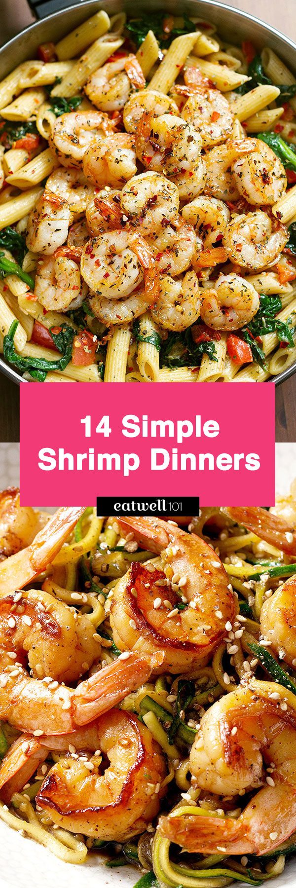 Simple Shrimp Dinners - Quick and simple shrimp recipes for any night of the week!