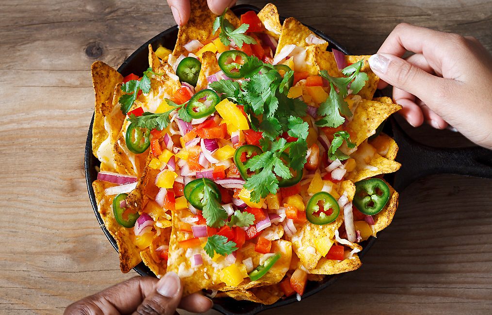 Loaded Sweet Pepper Nachos