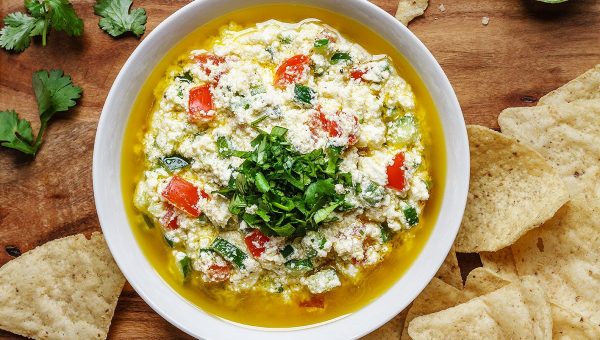 Cheese Salad Dip - #recipe by #eatwell101 - https://www.eatwell101.com/cheese-salad-dip-recipe