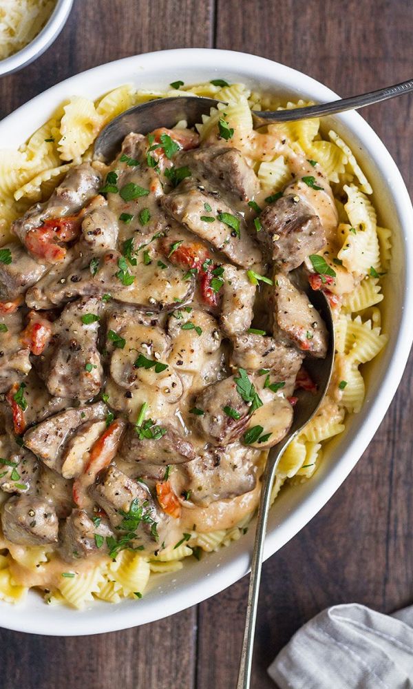 Easy Beef Stroganoff