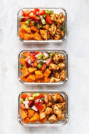 Meal Prep – Roasted Chicken and Sweet Potato
