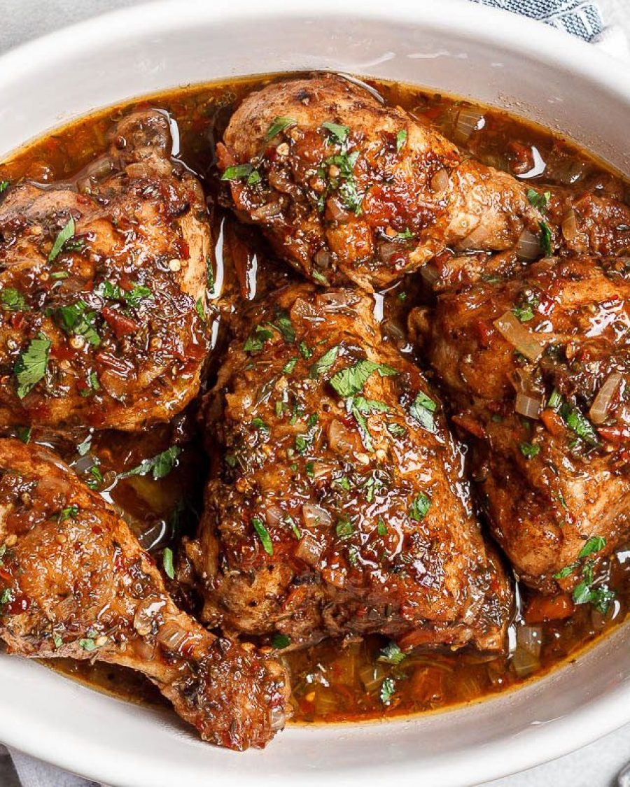 Honey Balsamic Instant Pot Chicken - #recipe by #eatwell101 - https://www.eatwell101.com/instant-pot-chicken-recipe