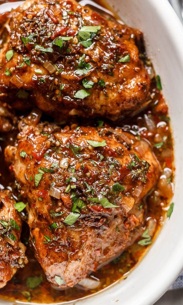Honey Balsamic Instant Pot Chicken
