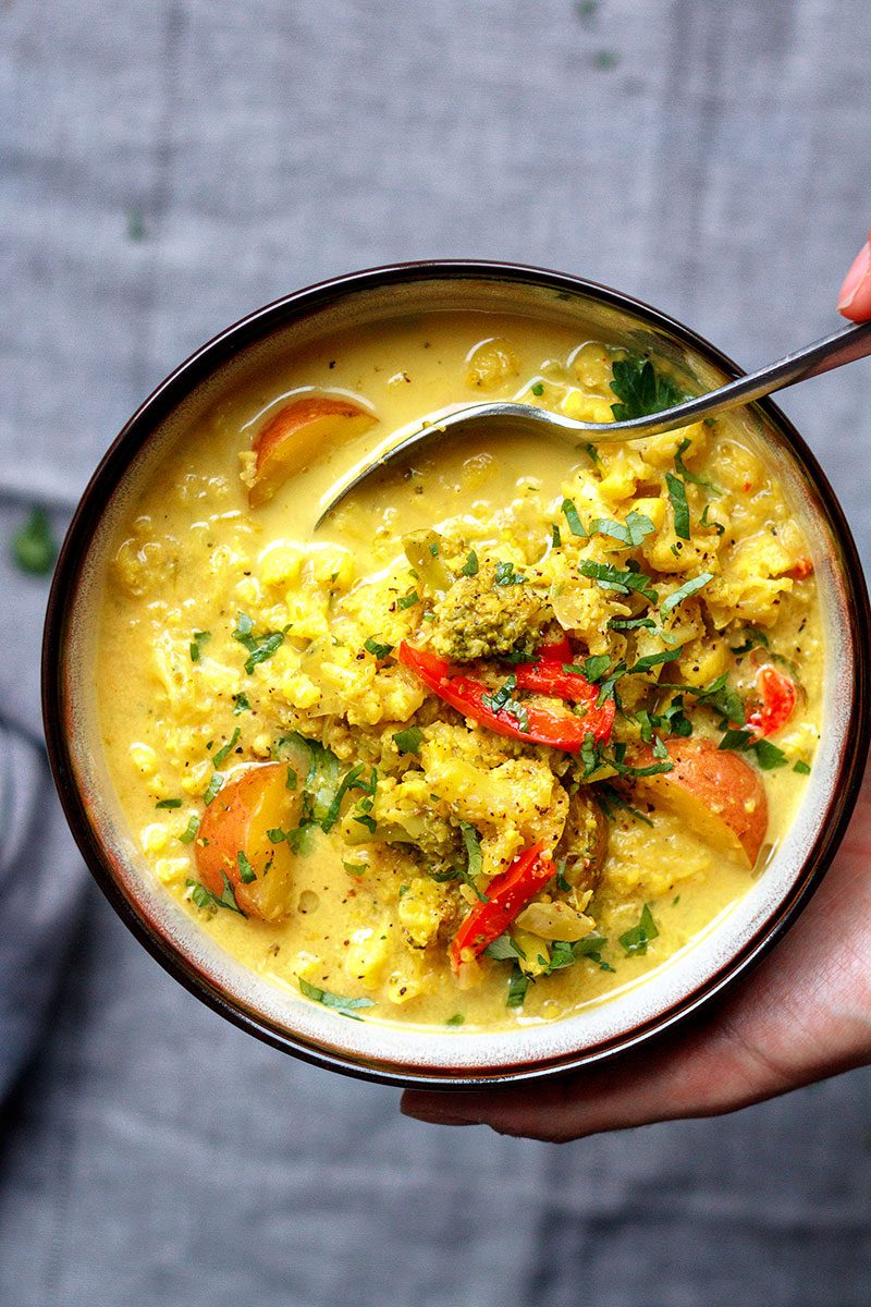 Cauliflower Curry Soup Recipe