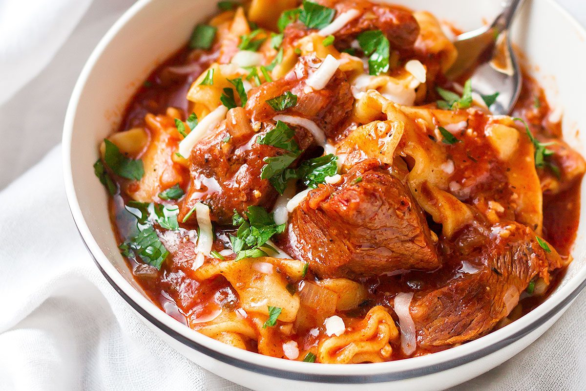 Beef Pasta Soup