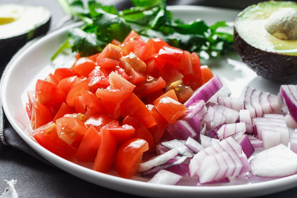 Shrimp and Avocado Salad - #eatwell101 #recipe #paleo #keto #lowcarb #shrimp #salad - Fresh, easy, and filling! This healthy salad for two tastes crazy good and is loaded with the freshest ingredients!