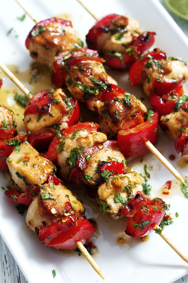 Grilled Honey Chili Lime Cilantro Chicken