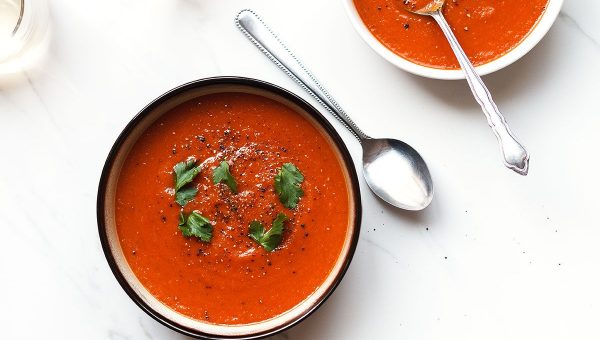 Curry Tomato Soup - #recipe by #eatwell101 - https://www.eatwell101.com/curry-tomato-soup-recipe
