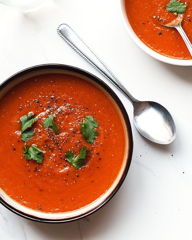 Curry Tomato Soup - #recipe by #eatwell101 - https://www.eatwell101.com/curry-tomato-soup-recipe