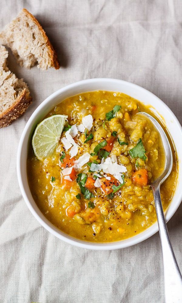 Slow Cooker Sweet Potato Split Pea Soup
