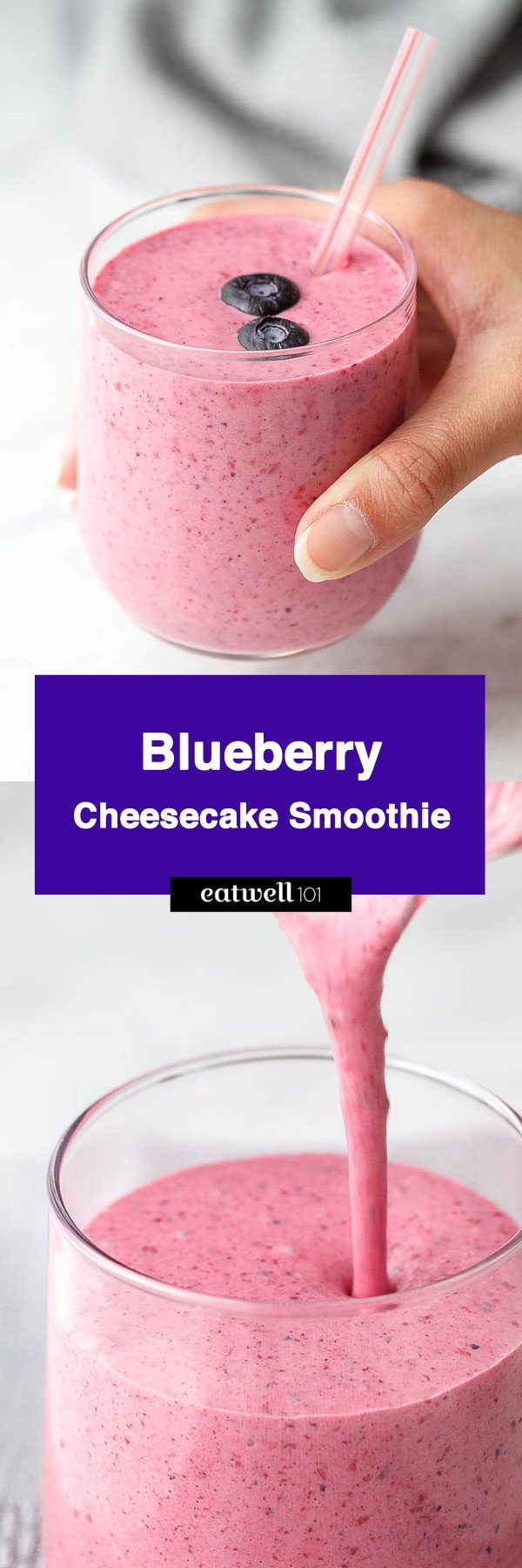 Blueberry Cheesecake Smoothie Recipe – How to make Cheesecake Smoothie ...