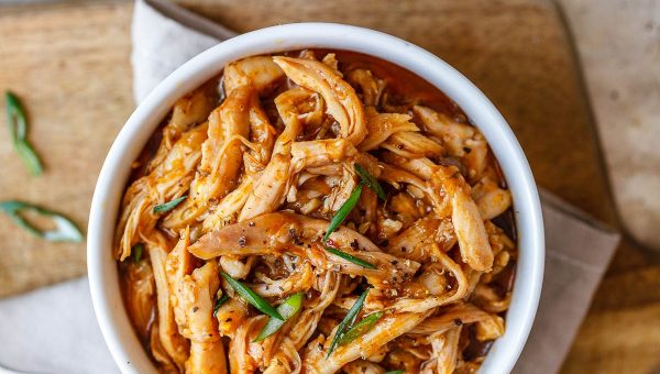 Instant Pot Sweet-and-Spicy Chicken - #recipe by #eatwell101 - https://www.eatwell101.com/instant-pot-sweet-spicy-chicken-recipe