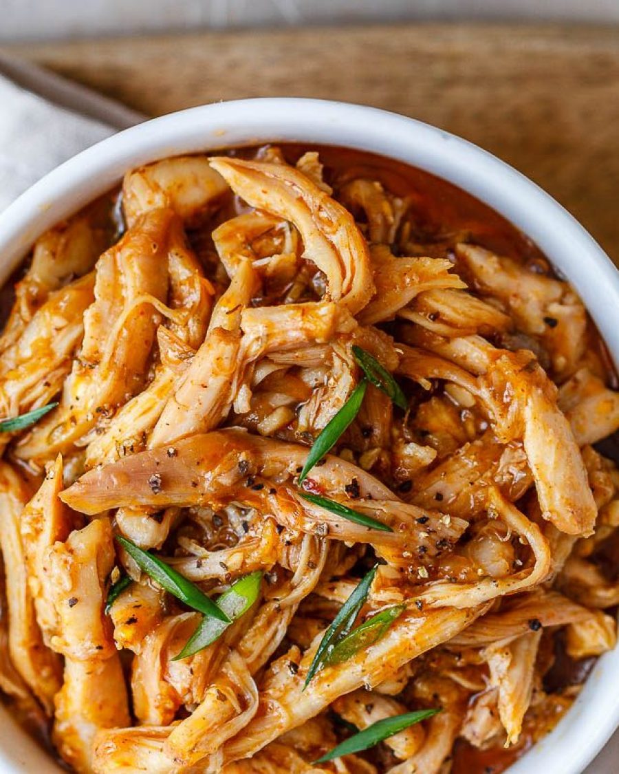 Instant Pot Sweet-and-Spicy Chicken - #recipe by #eatwell101 - https://www.eatwell101.com/instant-pot-sweet-spicy-chicken-recipe