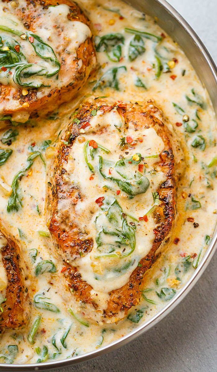 Creamy Garlic Pork Chops
