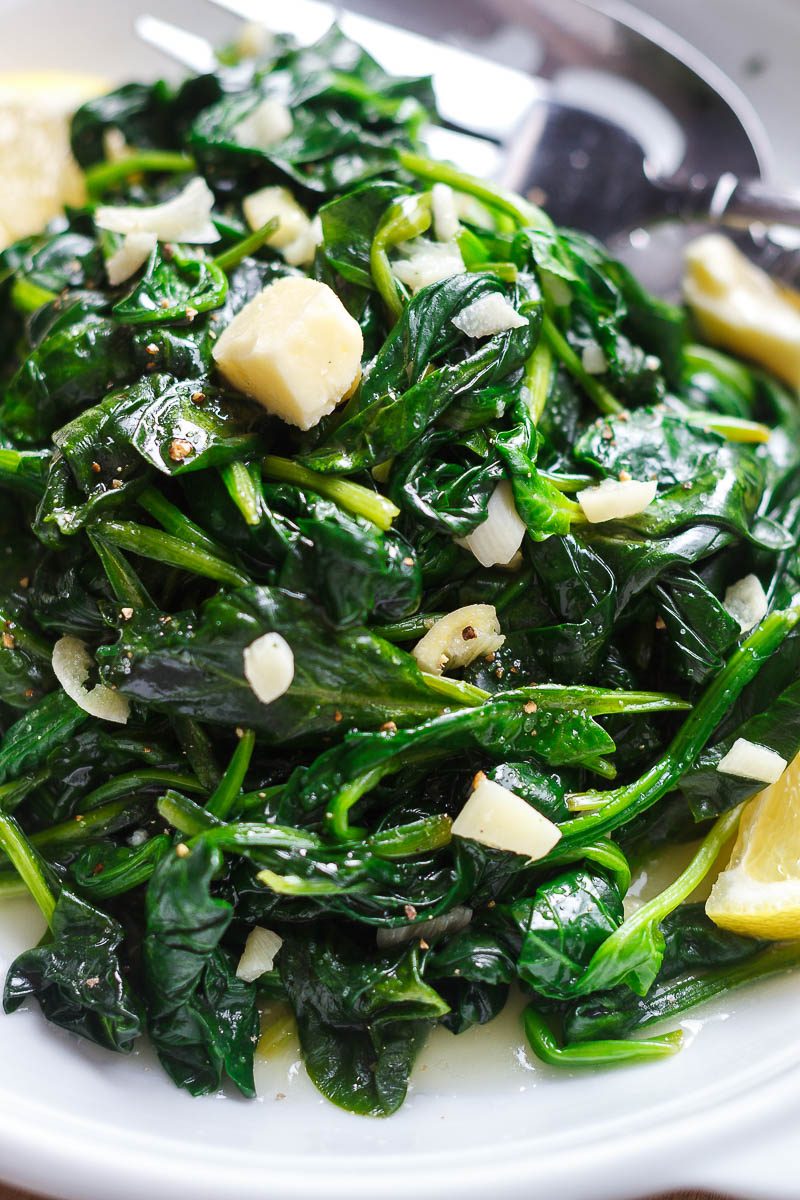 Garlic Butter Sauteed Spinach Recipe – Best Spinach Recipe — Eatwell101