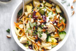 Chicken Pasta Salad Bowl - Perfect for meal prep or a healthy lunch on the go