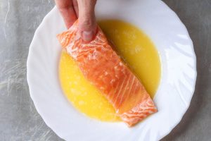 Baked Parmesan Crusted Salmon