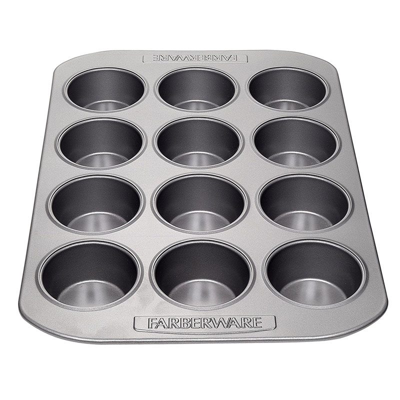 Nonstick Bakeware 12 cup Muffin Pan Eatwell101