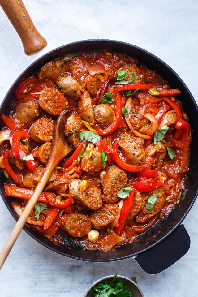 Italian Sausage and Peppers Skillet