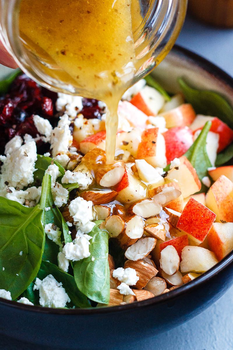 Apfel Feta Spinat Salat Rezept Gesundes Spinat Salat Rezept 