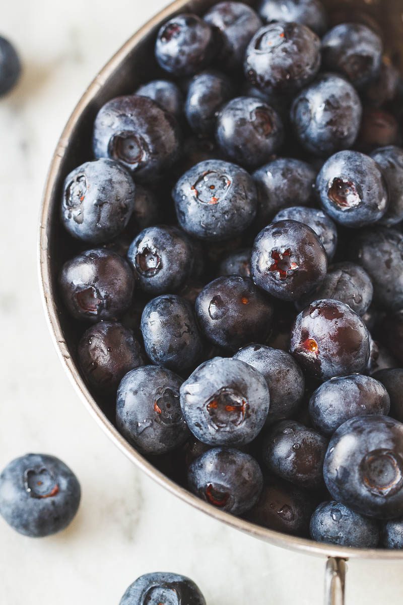 Blueberry Pineapple Smoothie - A sweet and fresh smoothie to grab when you think you may miss eating your daily serving of fresh fruits!