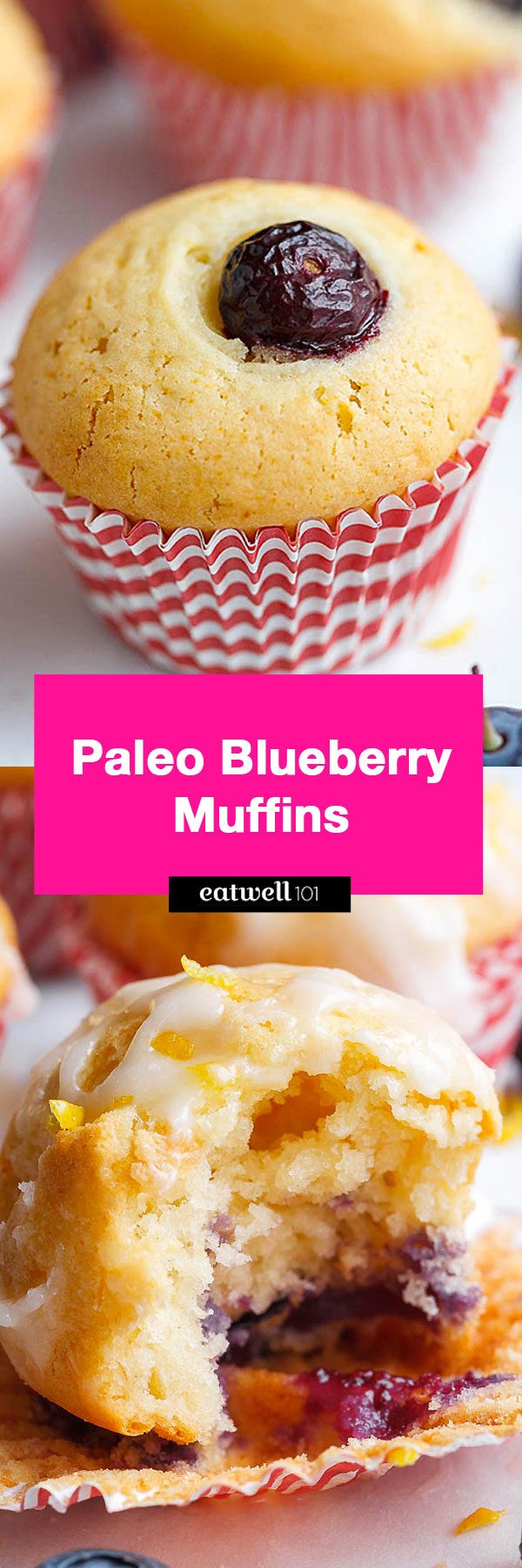 Paleo Blueberry Muffins - Satisfying and nourishing, these blueberry muffins are the perfect grab-n-go breakfast. 