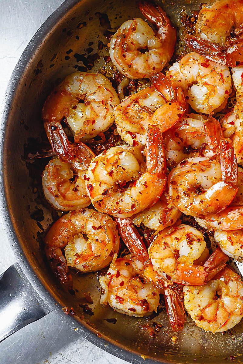 Cajun Shrimp Skillet - Spice up your dinner with these cajun spiced shrimps