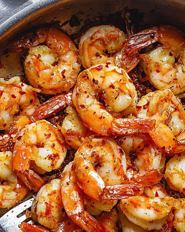 Cajun Shrimp Skillet - #recipe by #eatwell101 - https://www.eatwell101.com/cajun-shrimp-skillet-recipe