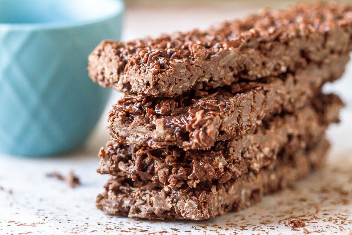 2-Ingredient Coconut Chocolate Bars (Keto, Sugar Free, No Bake)