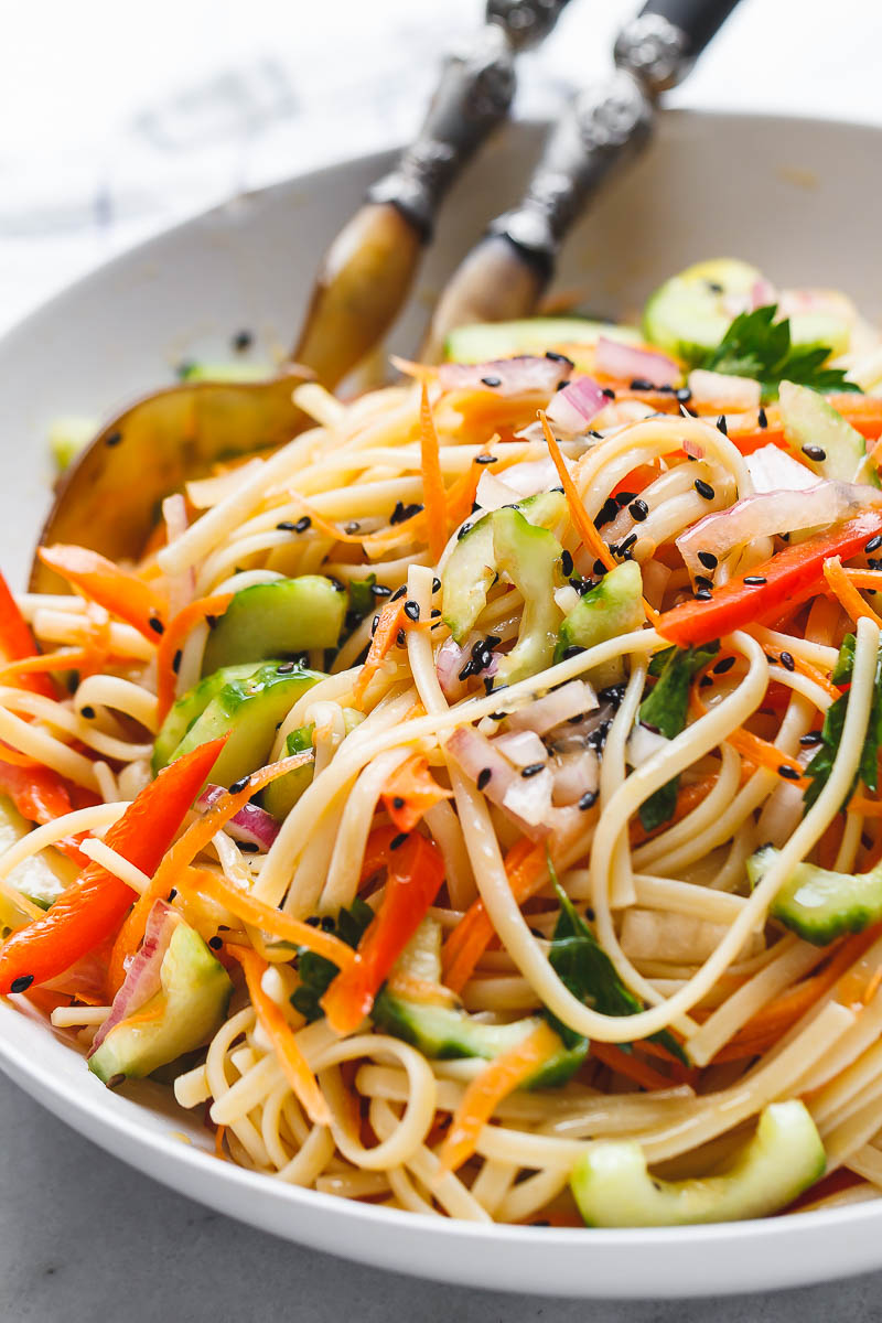 Asian Noodle Salad Recipe Eatwell101