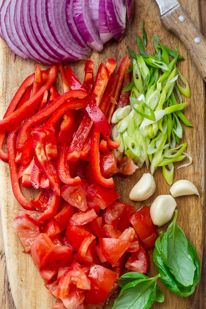 Italian Sausage Vegetable Skillet - Easy and full of flavor! A comforting meal the whole family will love.