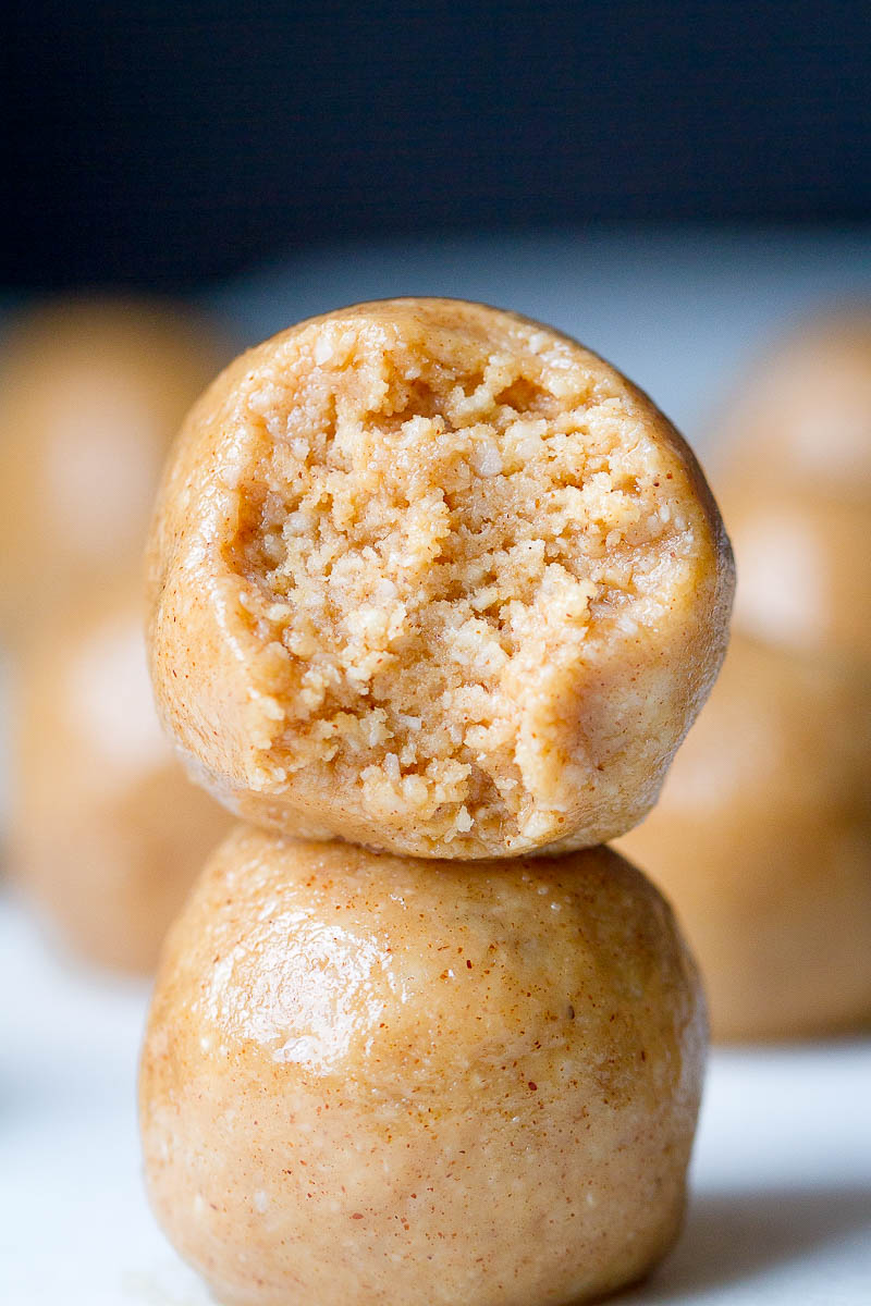3Ingredient Almond Butter Fat Bombs Recipe Delicious