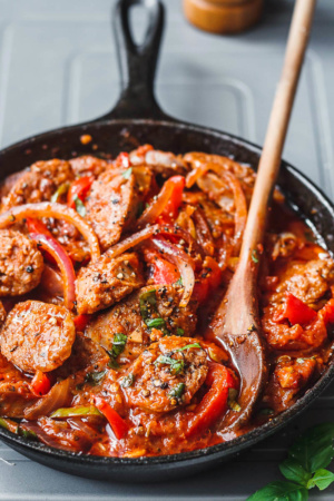 Italian Sausage Vegetable Skillet