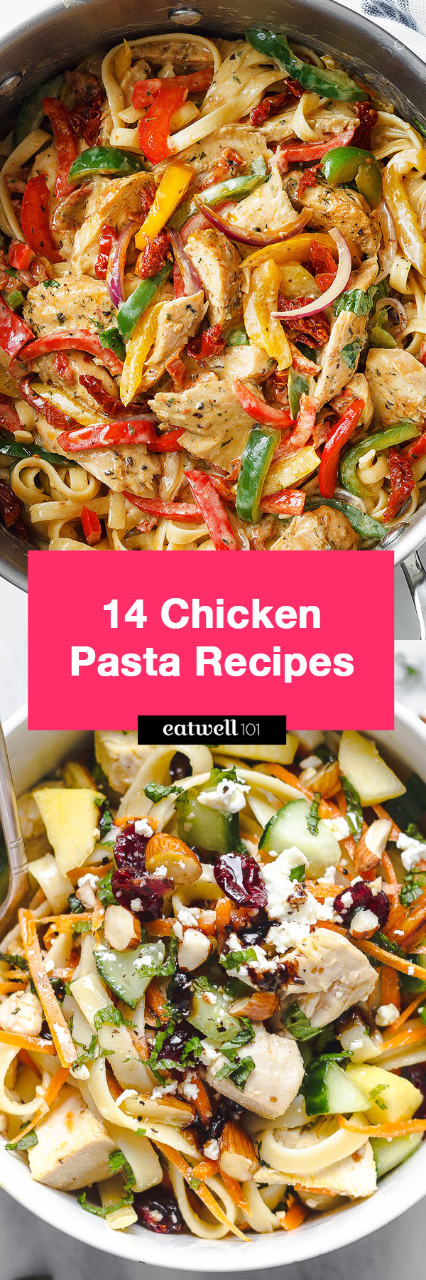 Chicken Pasta Recipes: 14 Chicken Pasta Recipe Ideas for Dinner