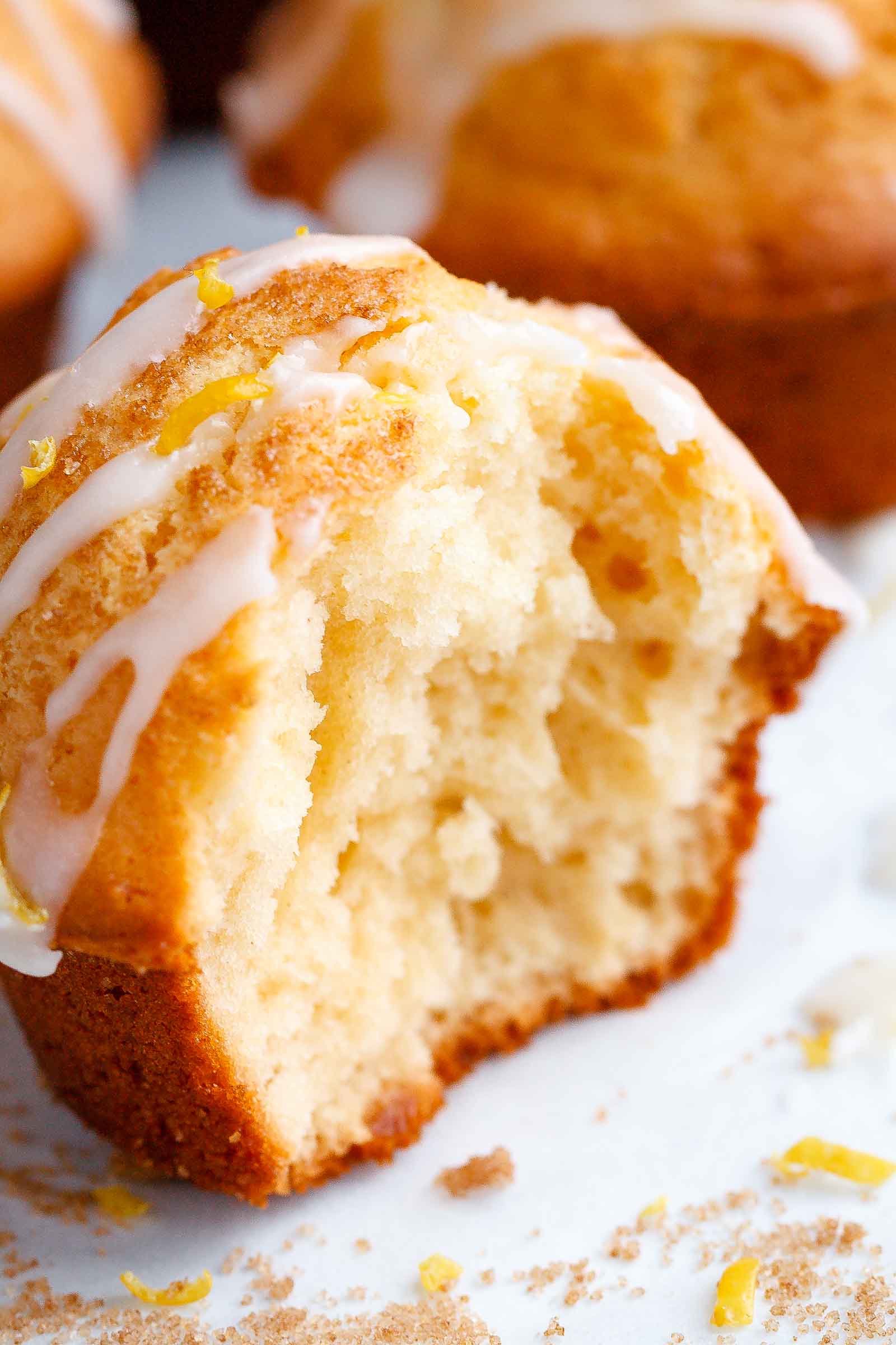 Brown Butter Lemon Muffins - Rich, moist and fluffy - The only recipe you need for a perfect grab-n-go breakfast. 