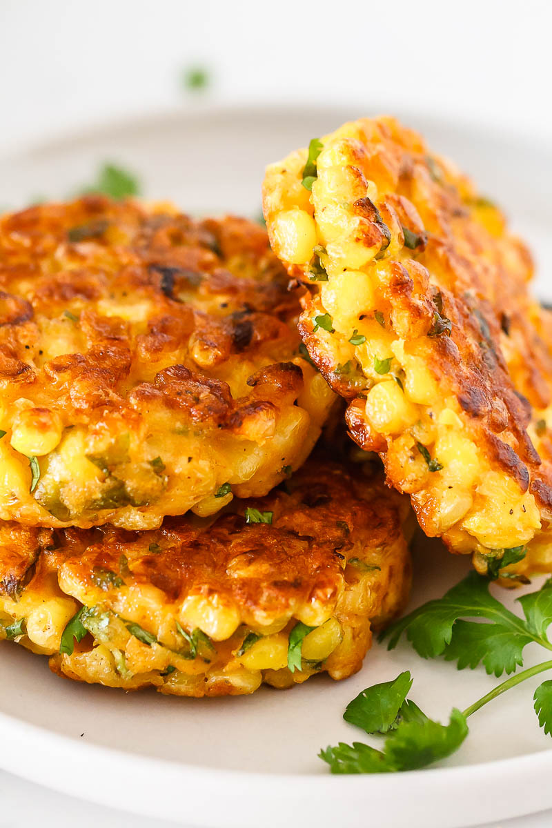 Cheesy Corn Fritters Recipe — Eatwell101