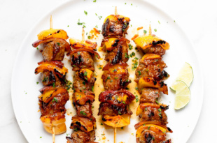 Grilled Steak Kabobs - Crazy juicy, and so delicious. Each tender morsel just melts in your mouth and explodes with flavor.
