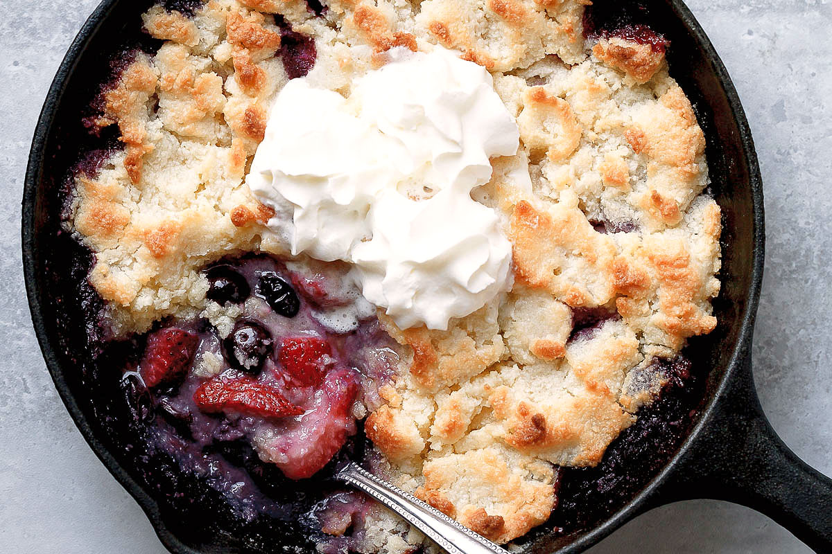 Berry Cobbler {Low-Carb, Keto}