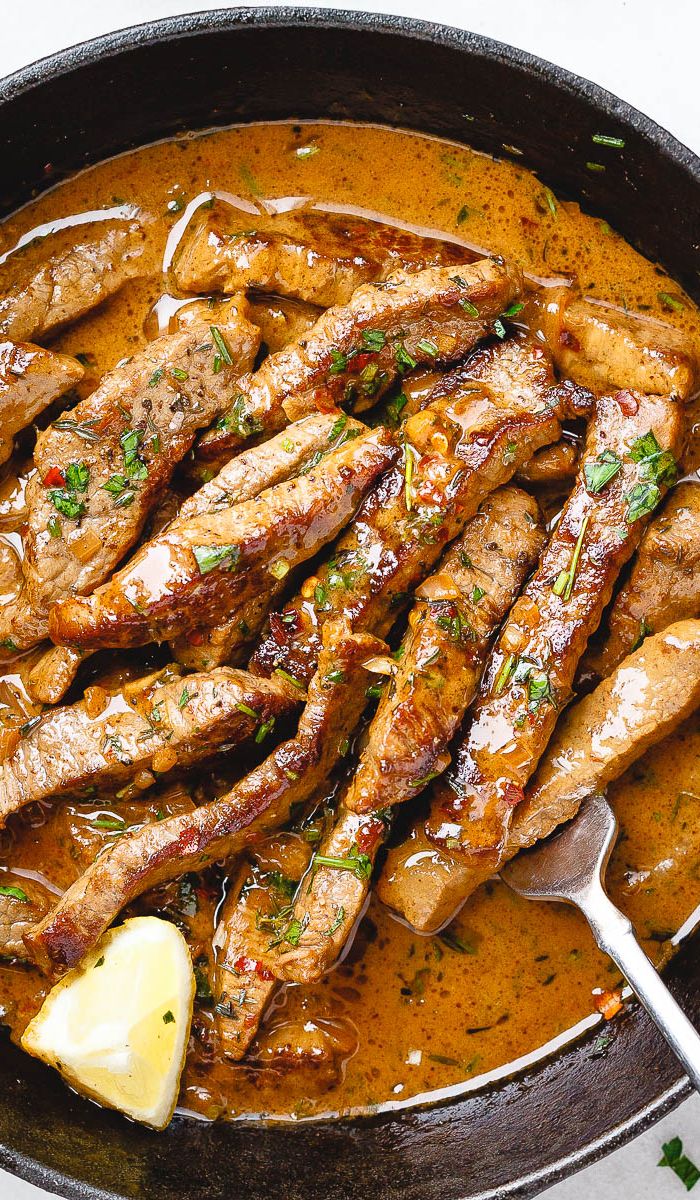 Pan-Seared Steak in Butter Sauce